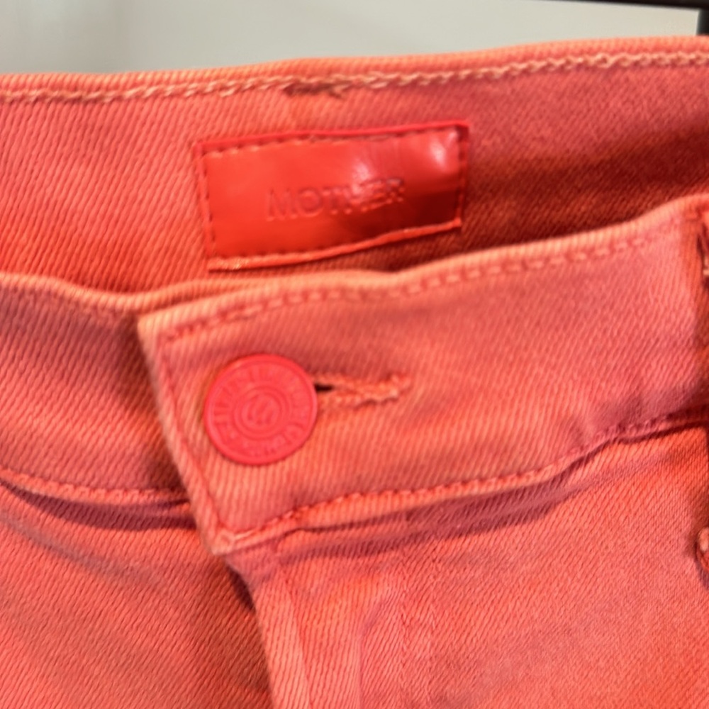 MOTHER jean size 30 the hustler ankle fray GUC